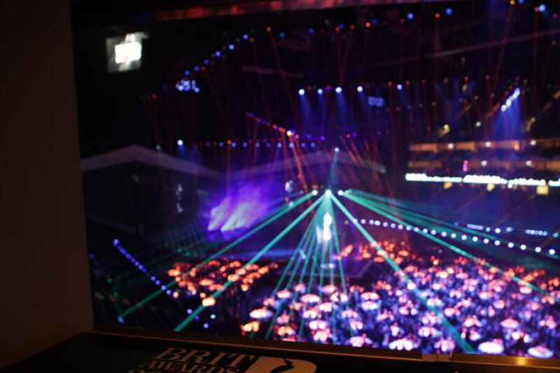 View from the sapphire suites hospitality space at The Brit Awards 2022 in the O2 Arena