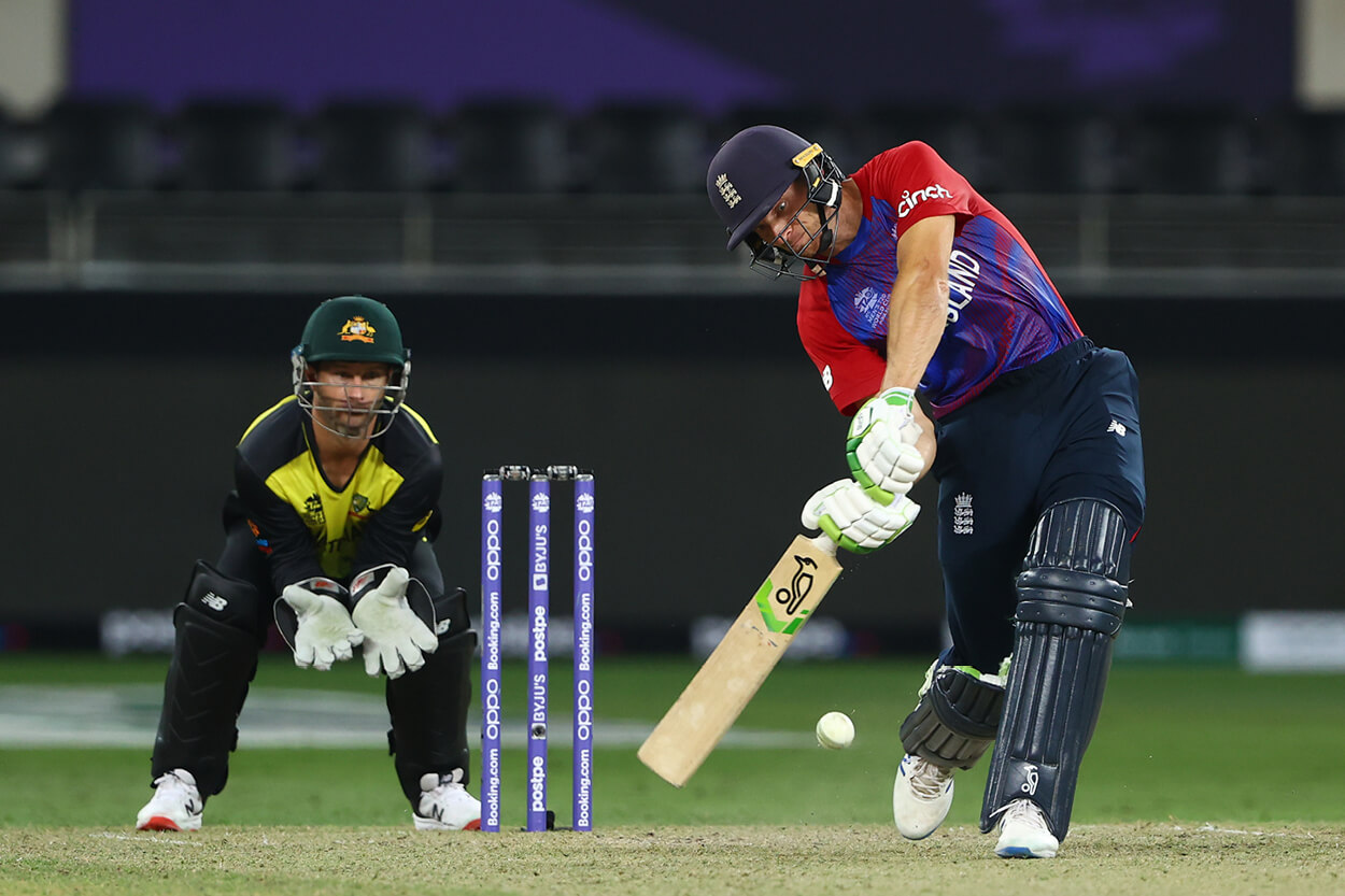 Jos Buttler batting for England